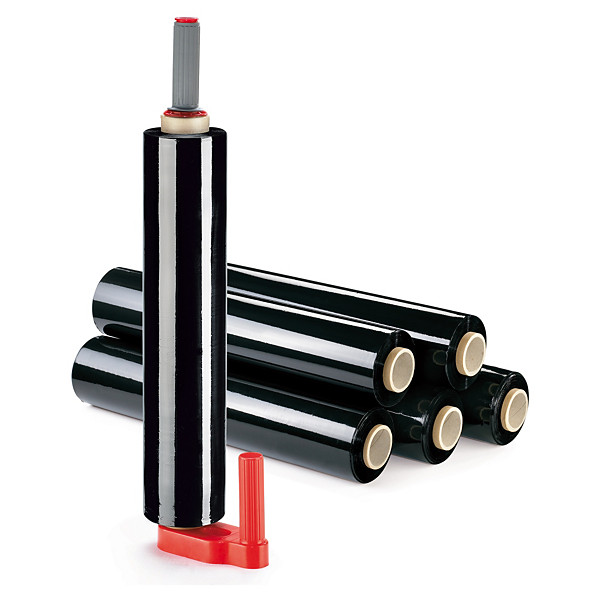 Kit 6 bobinas film estirable opaco RAJA® + 1 portarrollos plástico - 1