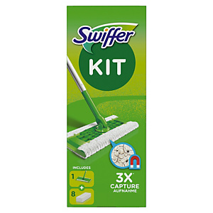 Kit bezem Swiffer + 8 navullingen Kit bezem Swiffer + 8 navullingen