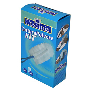 Kit CatturaPolvere, Manico + 5 panni di ricambio Kit CatturaPolvere, Manico + 5 panni di ricambio