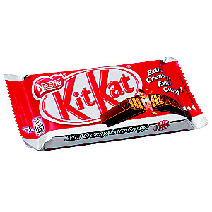 KitKat Paquet de 4 barres chocolat au lait 41.5 g - Lot de 36