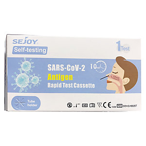 Kits d'autotests antigéniques Sejoy pour détection rapide SARS-CoV-2, lot de 10