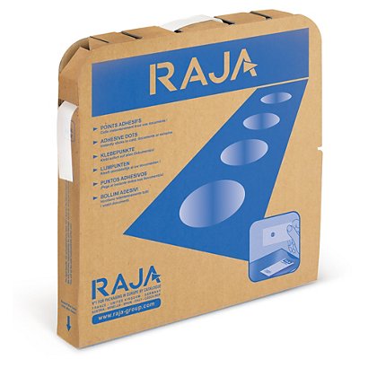 Klebepunkte in der Spenderbox RAJA - 1