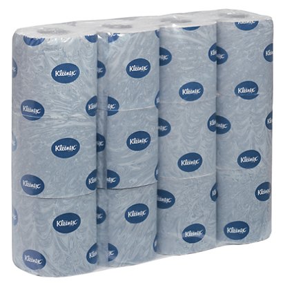 Kleenex® 250 Rotolo di carta igienica standard, 2 veli, 250 fogli, 95 mm,  Bianco (confezione 12 rotoli) - Carta Igienica