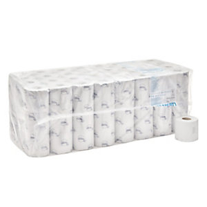 Kleenex® 250 Standard, rouleau de papier toilette, double épaisseur, 250 feuilles, 95 mm, Blanc - Lo