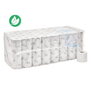 Kleenex® 250 Standard, rouleau de papier toilette, double épaisseur, 250 feuilles, 95 mm, Blanc - Lot 12 rouleaux