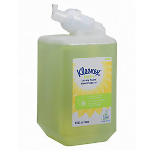 KLEENEX Cartouches savon mousse Kleenex Fresh 1 L, lot de 6