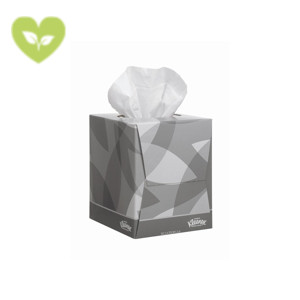 Kleenex® Collection Cubo Veline cosmetiche, 2 veli, 90 fogli, 200 x 210 mm, Bianco