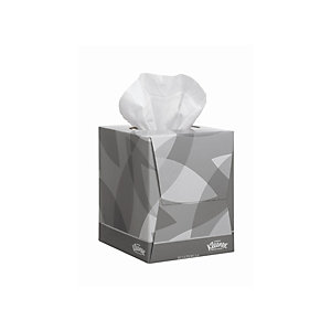 Kleenex® Cube Pañuelos faciales, 2 capas, 90 hojas, 200 mm, blanco