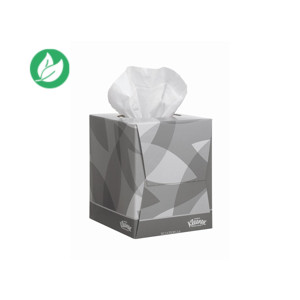 Kleenex® Mouchoirs double épaisseur - Boîte format cube de 90 Kleenex® Mouchoirs double épaisseur - Boîte format cube de 90
