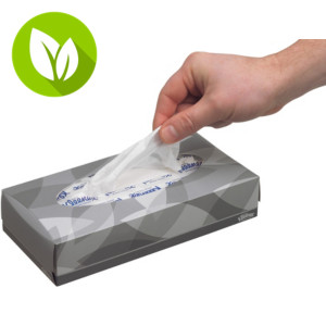Kleenex® Pañuelos faciales estándar, 2 capas, 100 hojas, 185 mm, blanco