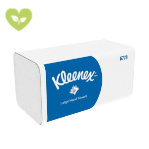 Kleenex® Ultra Medium Asciugamani di carta piegati, 2 veli, 124 fogli, Intercalati, 215 mm, Bianco Kleenex® Ultra Medium Asciugamani di carta piegati, 2 veli, 124 fogli, Intercalati, 215 mm, Bianco