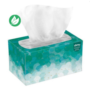 Kleenex® Ultra Soft Pop-Up essuie-mains pliés simple épaisseur enchevêtrées 70 feuilles 225 mm Blanc