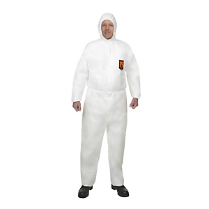 KLEENGUARD* A40 Mono de protección con capucha blanco extragrande KLEENGUARD* A40 Mono de protección con capucha blanco extragrande