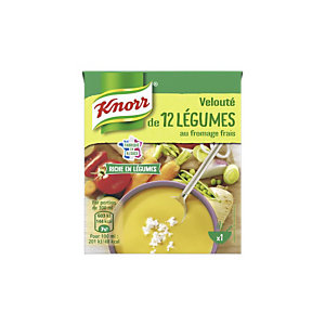 KNORR Velouté 12 légumes au fromage frais - Soupe en brique de 30 cl