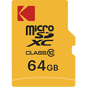 Kodak Extra Memoria Micro SD con adattatore, 64 GB Kodak Extra Memoria Micro SD con adattatore, 64 GB
