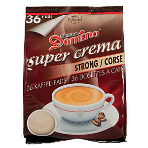 Koffiepads Domino Original Sterk, pakje van 36