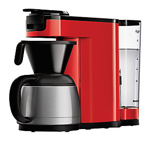 Koffiezetapparaat voor koffiepads en filters Philips Switch rood