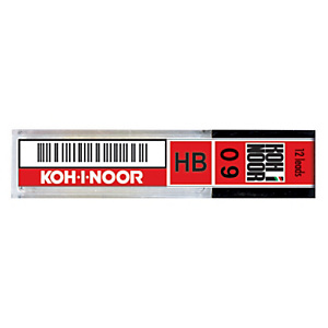 KOH-I-NOOR Micromina per portamine, HB, 0,9 mm (Astuccio 12 pezzi) KOH-I-NOOR Micromina per portamine, HB, 0,9 mm (Astuccio 12 pezzi)