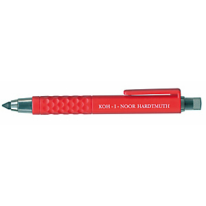 KOH.I.NOOR Portamine - mina 5,6mm - in plastica con clip - Koh I Noor KOH.I.NOOR Portamine - mina 5,6mm - in plastica con clip - Koh I Noor