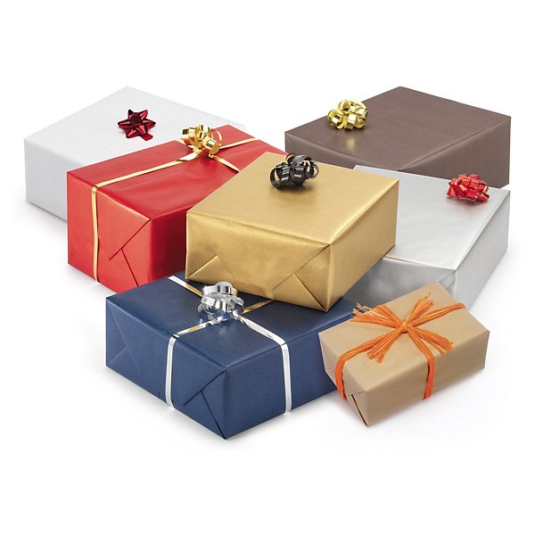 Kolorowy  papier kraft do pakowania prezentów - wyprzedaż - 3