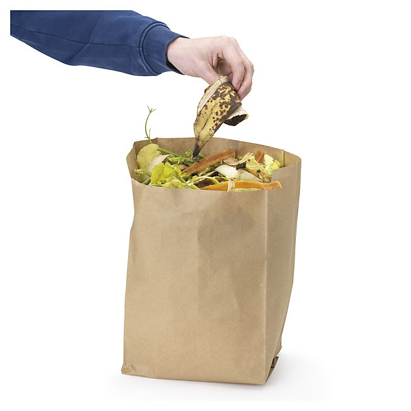 Kompostierbare Müllsäcke aus Kraftpapier, 9 -45 L - 1