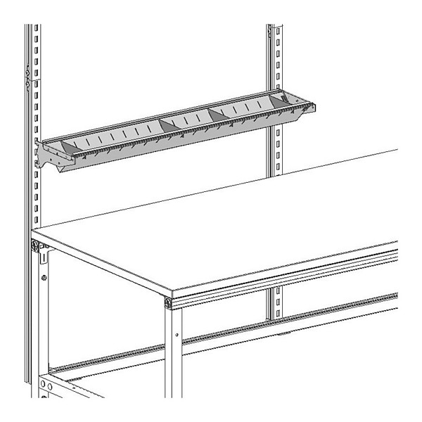 Kovová polica 800x200x90 mm