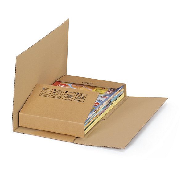 Krížové obaly na knihy 3VVL, trojvrstvové, hnedé, formát A5 - 3