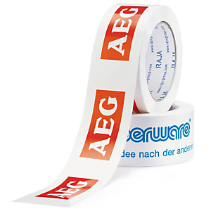 Kraftig PVC tape med tryk Kraftig PVC tape med tryk