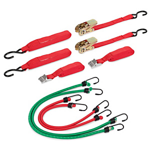 KREATOR KRT555004 Cinchas y pulpos elásticos de sujeción, 8 piezas KREATOR KRT555004 Cinchas y pulpos elásticos de sujeción, 8 piezas