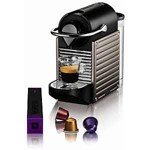 KRUPS Machine à café à capsules Nespresso Pixie YY4127FD - Noir Titane