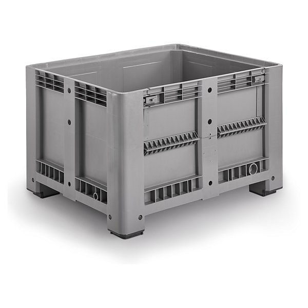 Kunststof palletkist Alpha 4 voeten met laadklep - 5