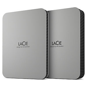 Lacie Mobile Drive (2022), 1000 GB, 2.5'', 3.2 Gen 1 (3.1 Gen 1), Plata STLP1000400