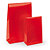 Lackpapier-Beutel mit Haftklebeverschluss rot 100 x 40 x 157 mm - 1