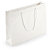 Lackpapiertasche matt  - weiß -  12x41x10 cm - 1-farbiger Druck: vorne / hinten - 1