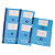 Lamela Cuaderno básico, 4º, pauta cuadrovía 2,5 mm, 30 hojas, cubierta blanda cartón, azul - 1