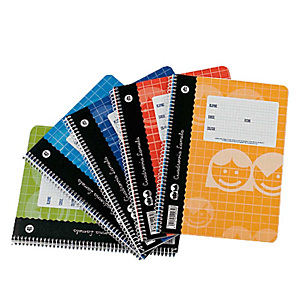 Lamela Cuaderno básico, 4º, pauta cuadrovía 4 mm, 40 hojas, cubierta blanda cartón plastificado, colores surtidos Lamela Cuaderno básico, 4º, pauta cuadrovía 4 mm, 40 hojas, cubierta blanda cartón plastificado, colores surtidos