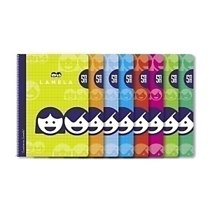 Lamela Cuaderno básico, 4º, pauta cuadrovía 5 mm, 40 hojas, cubierta blanda cartón plastificado, colores surtidos Lamela Cuaderno básico, 4º, pauta cuadrovía 5 mm, 40 hojas, cubierta blanda cartón plastificado, colores surtidos