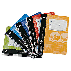 Lamela Lamela Cuaderno básico, Folio, pauta cuadrovía 2,5 mm, 80 hojas, cubierta blanda cartón plastificado, colores surtidos Lamela Lamela Cuaderno básico, Folio, pauta cuadrovía 2,5 mm, 80 hojas, cubierta blanda cartón plastificado, colores surtidos