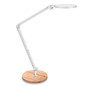 Lamp LED CEP Giant Silva bureau hout en wit