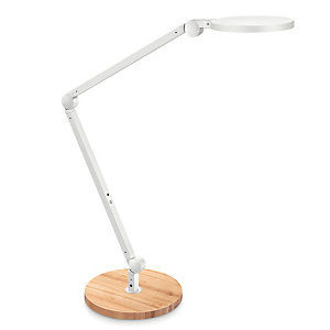 Lamp LED CEP Giant Silva bureau hout en wit