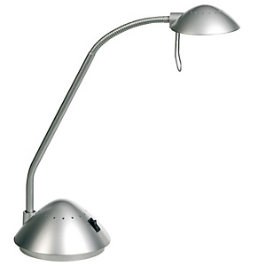 Lampada alogena da tavolo Kansas, Silver Lampada alogena da tavolo Kansas, Silver