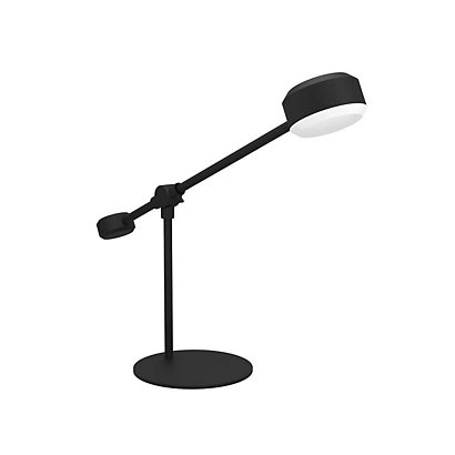 Lampada da tavolo LED CLAVELLINA, Struttura nero, Diffusore bianco - 1
