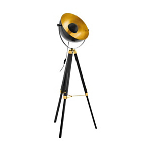 Lampada da terra Covaleda, Nero/Ottone/Oro Lampada da terra Covaleda, Nero/Ottone/Oro