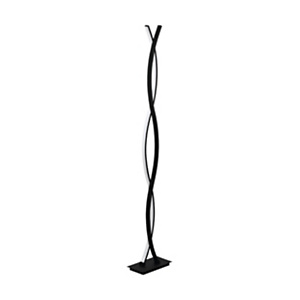Lampada da terra LED Lasana, Nero/Bianco Lampada da terra LED Lasana, Nero/Bianco