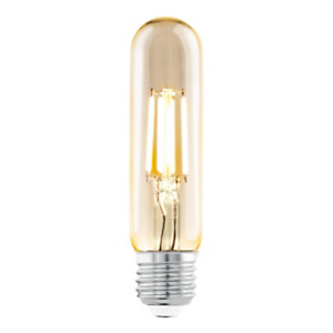 Lampadina LED a filamento T32, Attacco E27, Potenza 4 W, Luce Bianca Calda Lampadina LED a filamento T32, Attacco E27, Potenza 4 W, Luce Bianca Calda