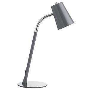 Lampe de bureau à Led Flexio 2 gris métal