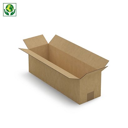 Lange doos van enkelgolfkarton met grote opening Raja 50 x 15 x 15 cm - 1