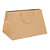 Large brown kraft paper gift bags, 480x320x320, pack of 10 - 1