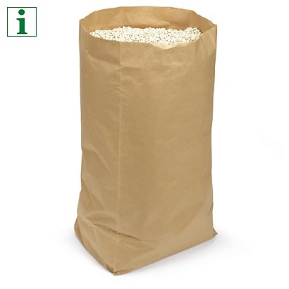 Large capacity brown paper bags, 450x800x290mm, pack of 100 - 1