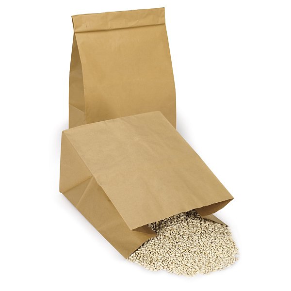 Large capacity brown paper bags - 5